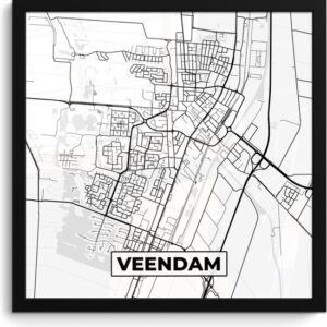 Posters Kaart Veendam