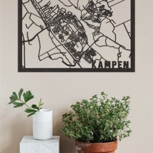 Houten Stadskaart Kampen
