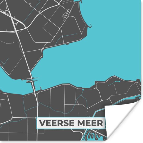 Plattegrond Veerse Meer