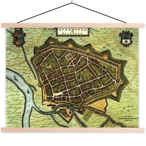 Oude plattegrond van Roermond
